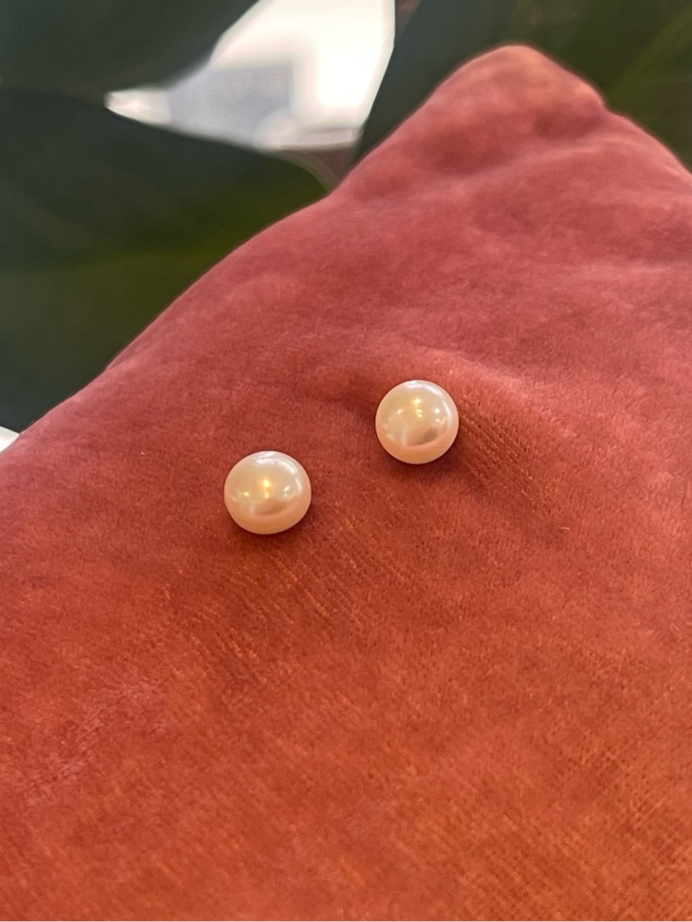Freshwater Pearl Stud Earrings - Picture 8 of 12